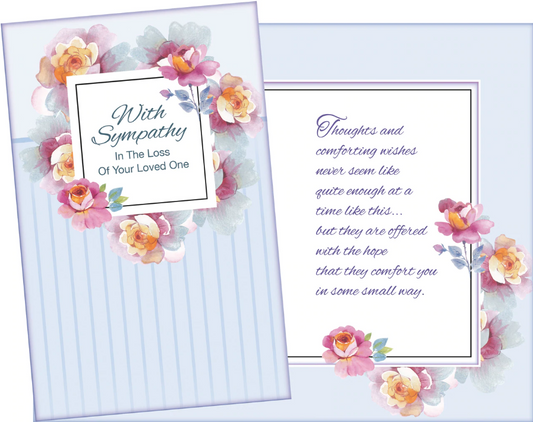 With Sympathy Card