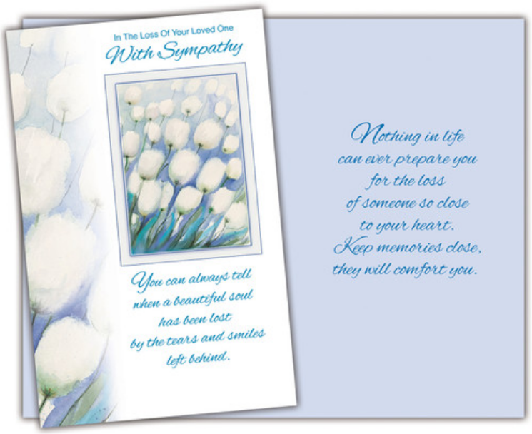 Loss of Loved One Sympathy Card