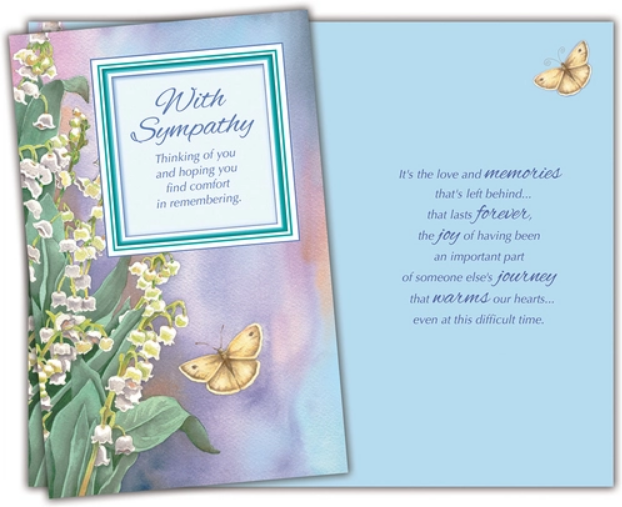 With Sympathy Card