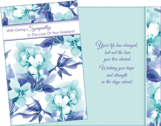 Loss of Your Husband Sympathy Card