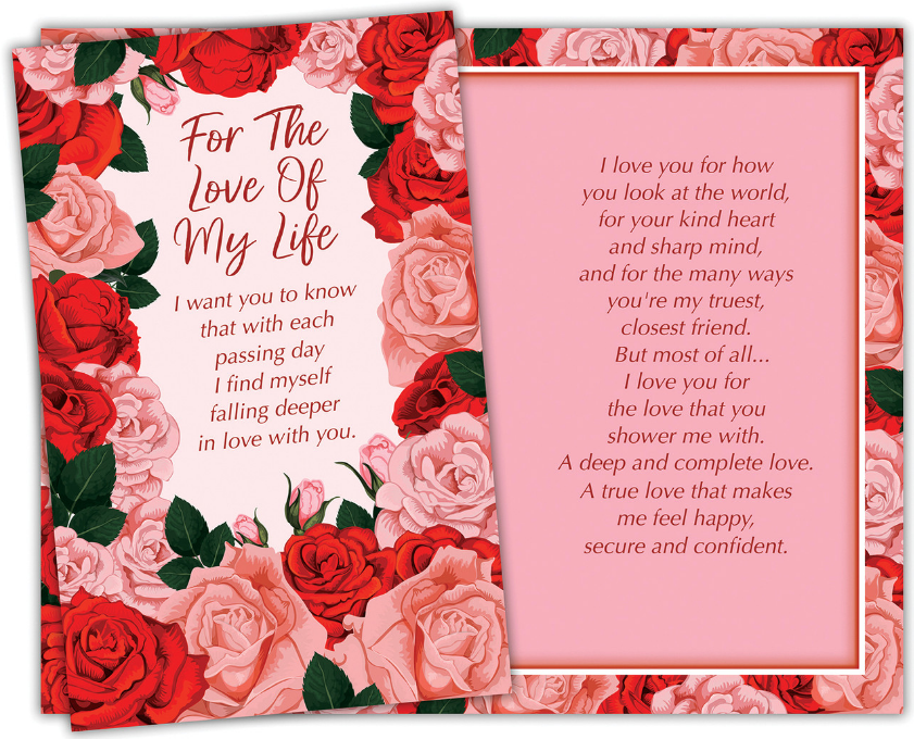 For The Love Of My Life Card