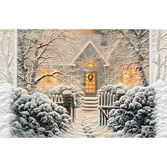 Warm Home Christmas Card