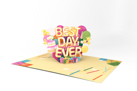 Best Day Ever Birthday Pop-Up Card