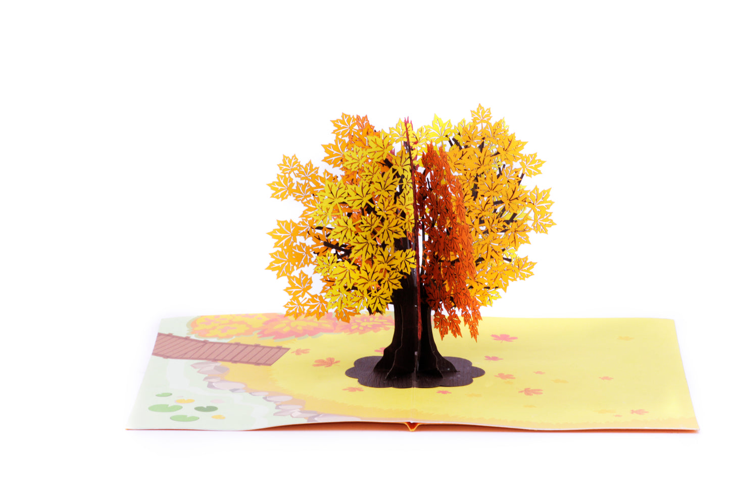 Autumn Maple Tree Pop-Up Card
