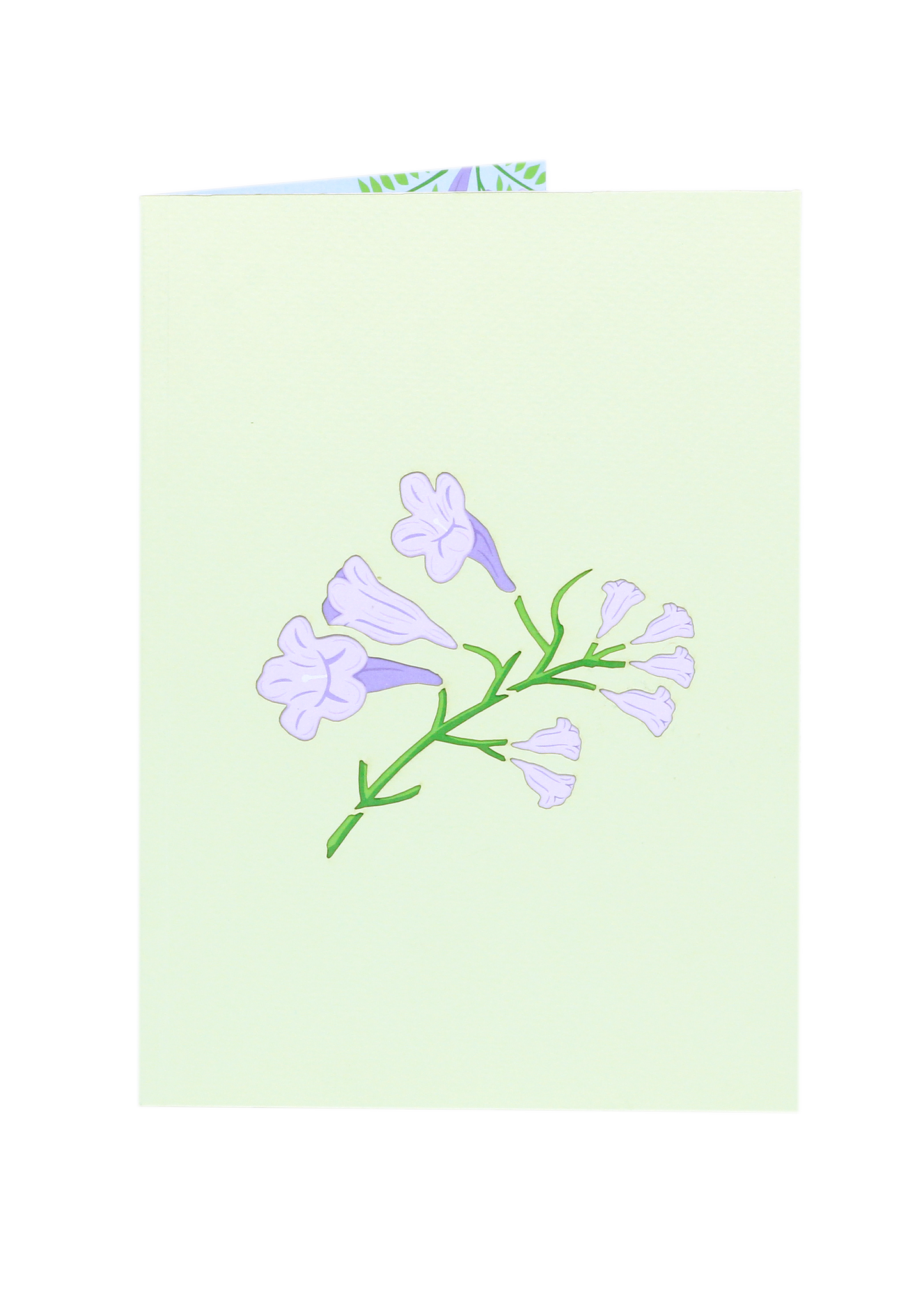 Floral Jacaranda Tree Pop-Up Card