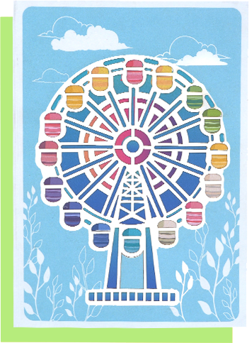 Fun Ferris Wheel Pop-Up Card
