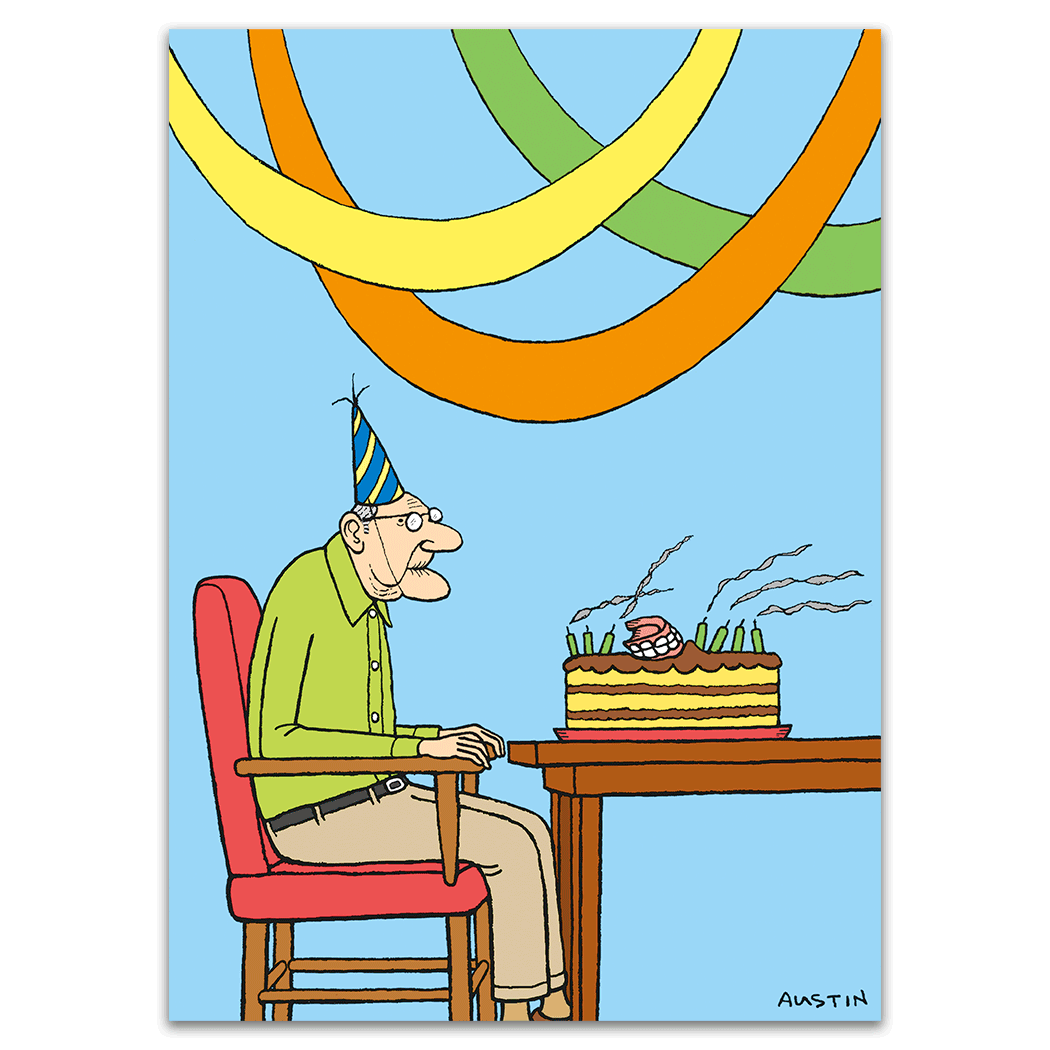 Dentures Humor Birthday Card