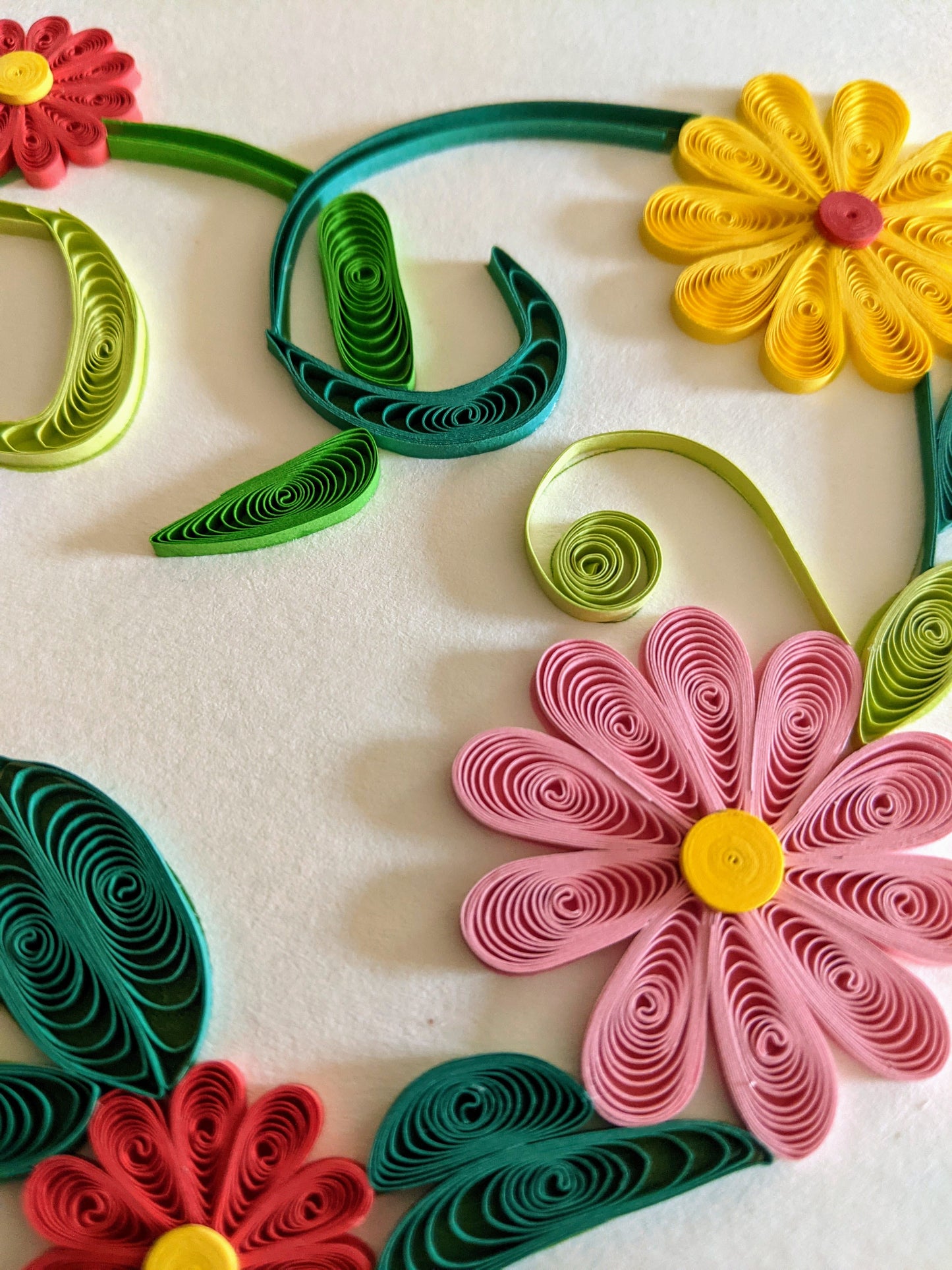 Floral Heart Quilled Card