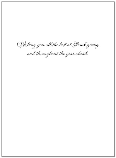 Thanksgiving Greeings Card