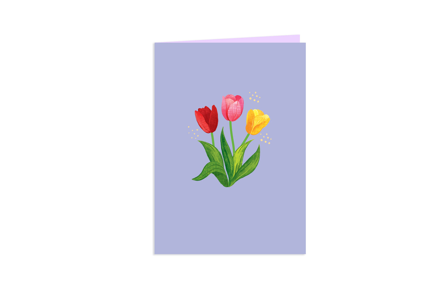 Tulips Floral Bouquet Pop-Up Card