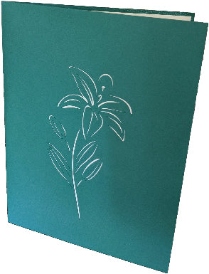 Yellow Lilies Pop-Up Card
