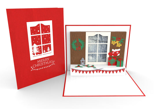 Christmas Window Pop-Up Card