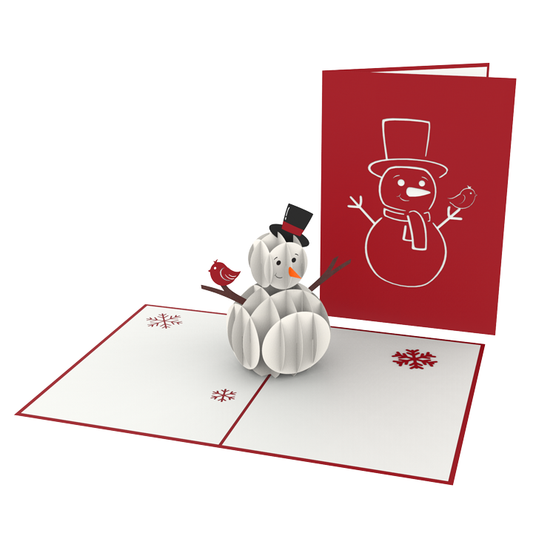 Jolly Snowman Pop-Up Card
