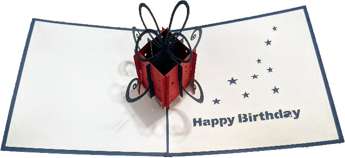 Birthday Present Pop-Up Card