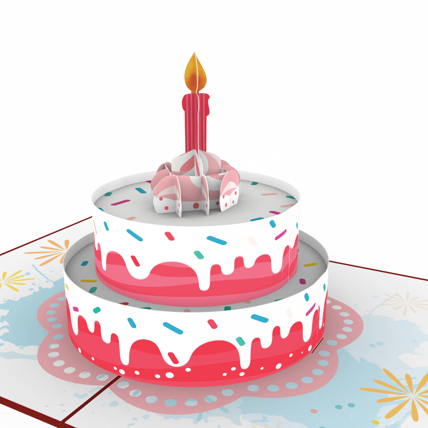 Birthday Cake and Candle Pop-Up Card