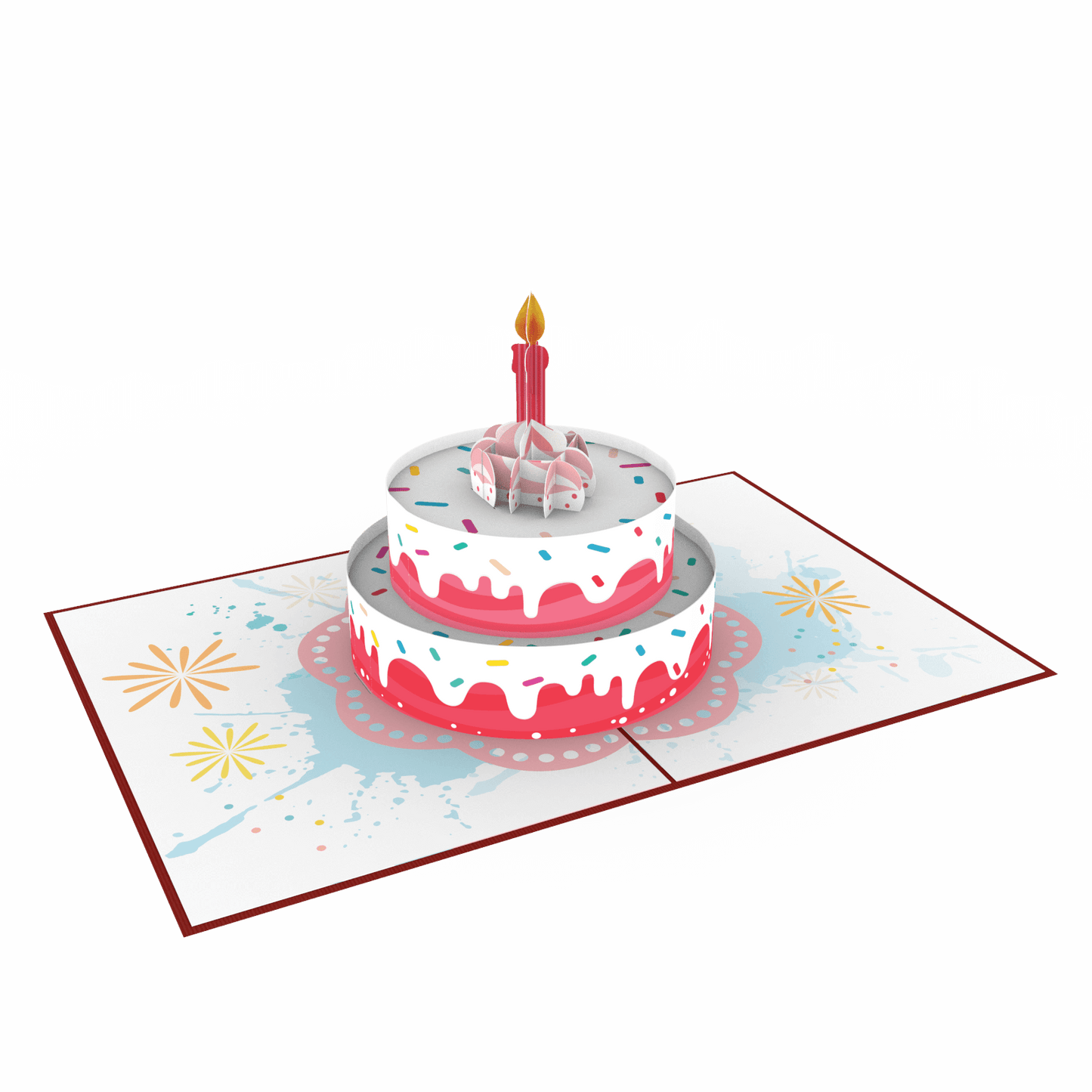 Birthday Cake and Candle Pop-Up Card