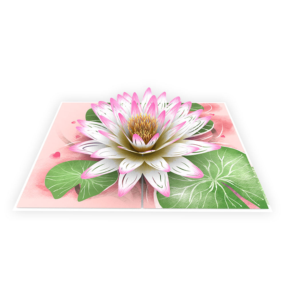 Water Lily Pop-Up Card