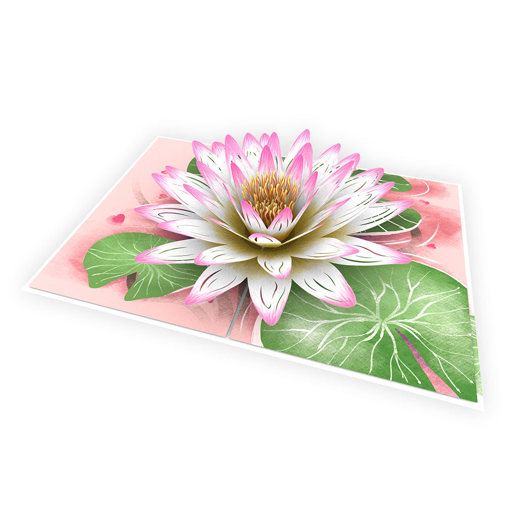 Water Lily Pop-Up Card