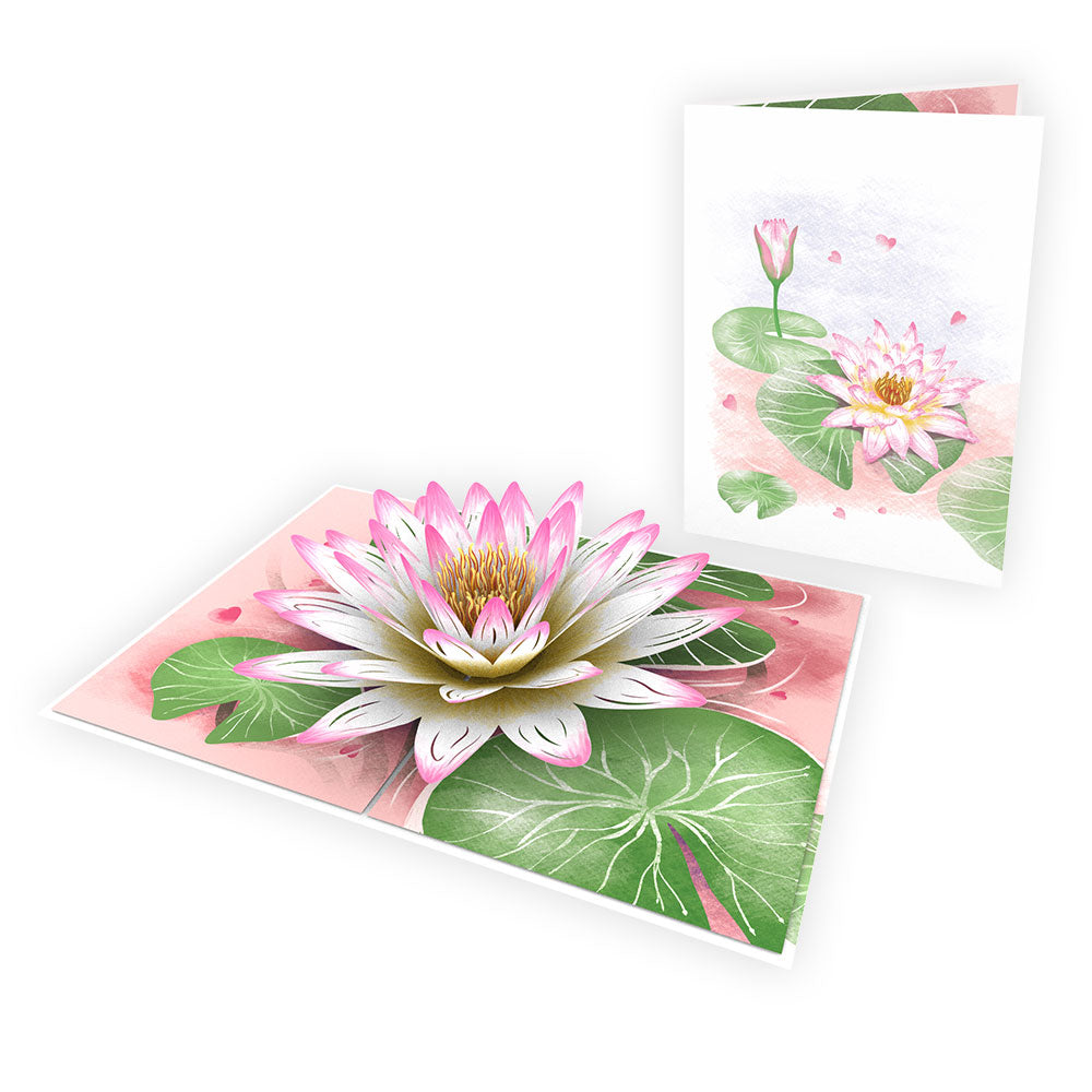 Water Lily Pop-Up Card