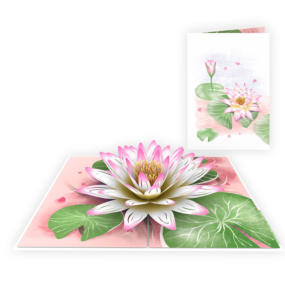 Water Lily Pop-Up Card