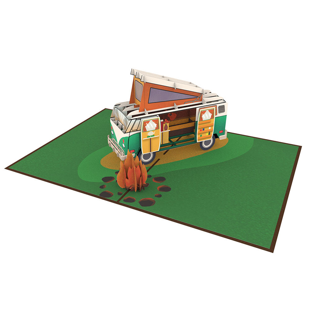 Camper Van Pop-Up Card