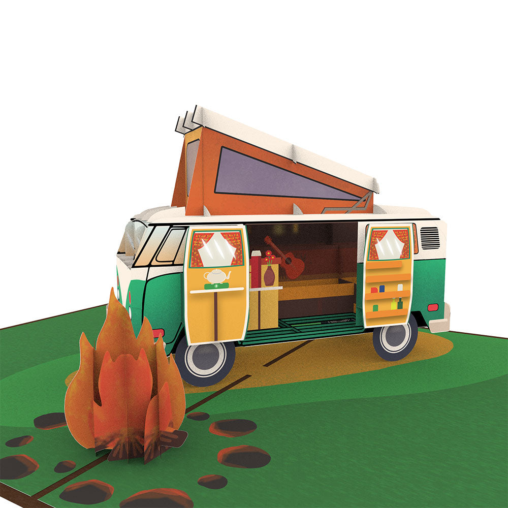 Camper Van Pop-Up Card