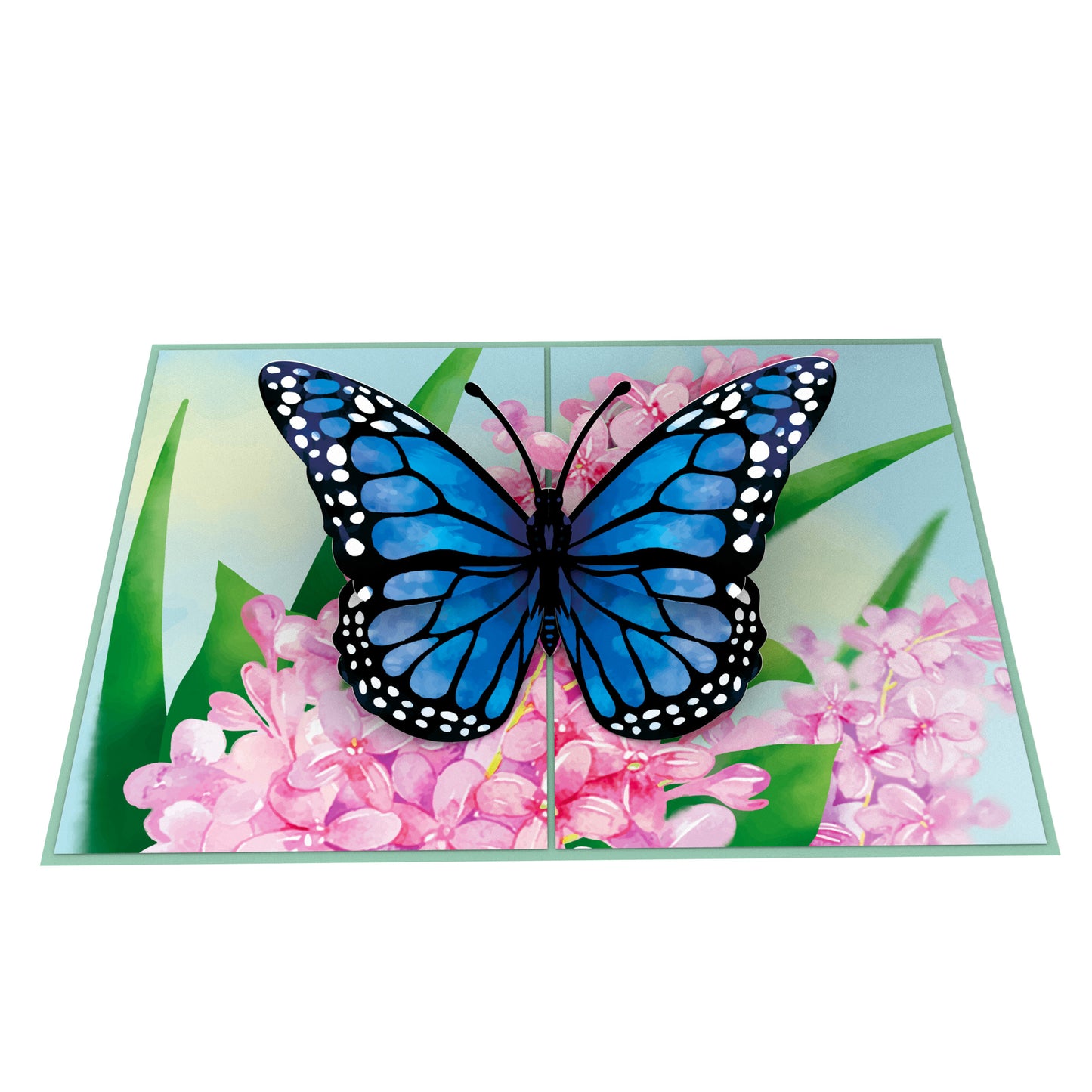 Blue Butterfly Pop-Up Card