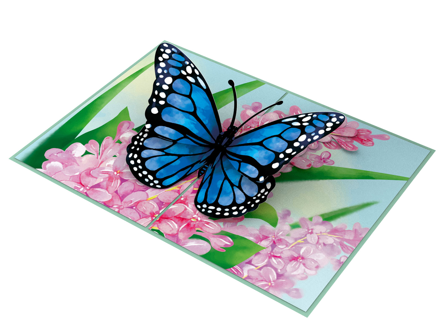 Blue Butterfly Pop-Up Card