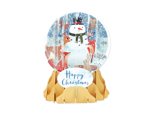 Snow Globe - Forest Snowman Christmas