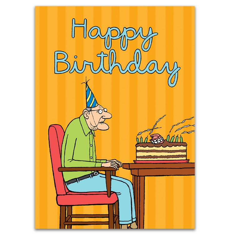 Out of Your Mouth Humor Birthday Card