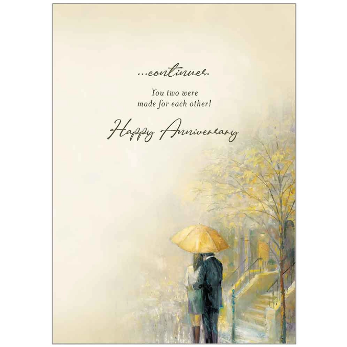 City Romance Anniversary Card