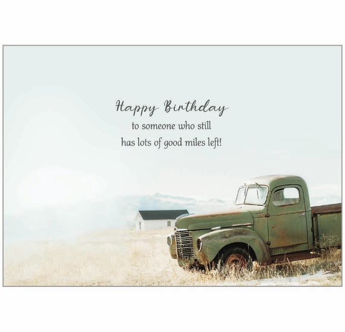 Old Truck Birthday Card