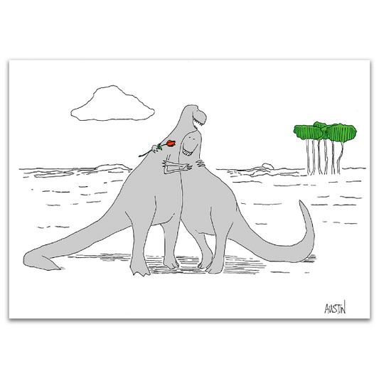 Dinosaurs - Funny Anniversary Card