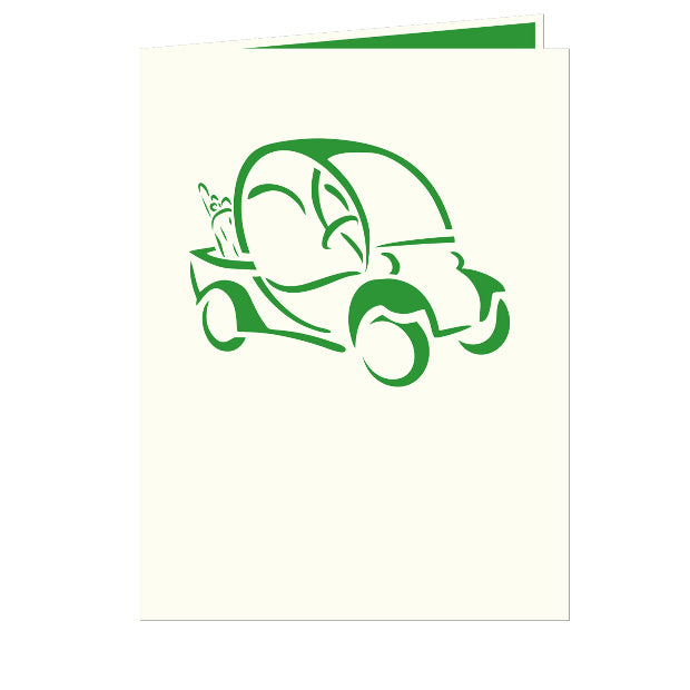 Golf Cart Pop-Up Card